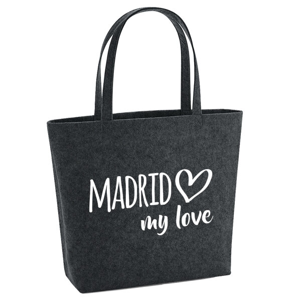 Filzshopper Madrid my love 22 Liter
