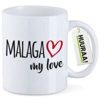 Kaffeetasse Malaga my love 330ml