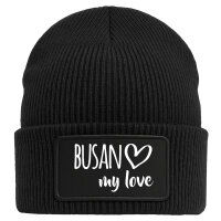 Beanie Busan my love Black