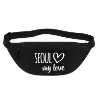 Bauchtasche Seoul my love 2,5 Liter Black Crossbody Bag