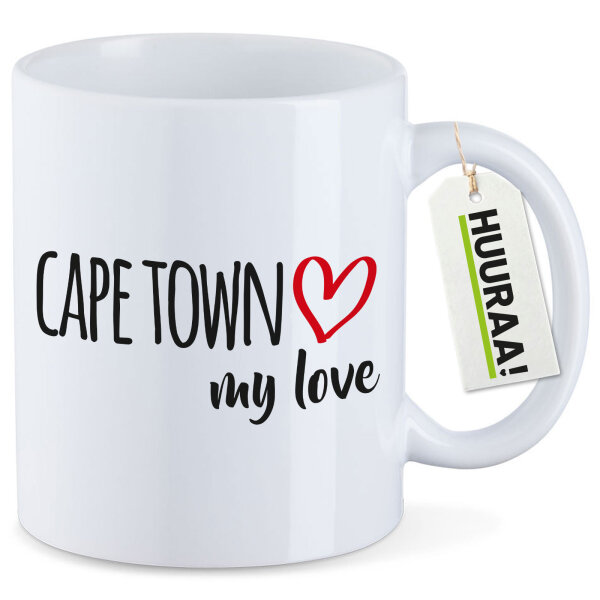Kaffeetasse Cape Town my love 330ml