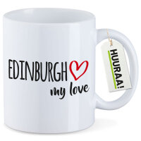 Kaffeetasse Edinburgh my love 330ml