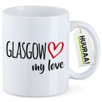 Kaffeetasse Glasgow my love 330ml