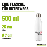 Trinkflasche Glasgow my love, 500 ml