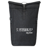 Kurierrucksack St. Petersburg my love 30-44 Liter Black...