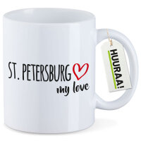 Kaffeetasse St. Petersburg my love 330ml