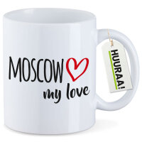 Kaffeetasse Moscow my love 330ml
