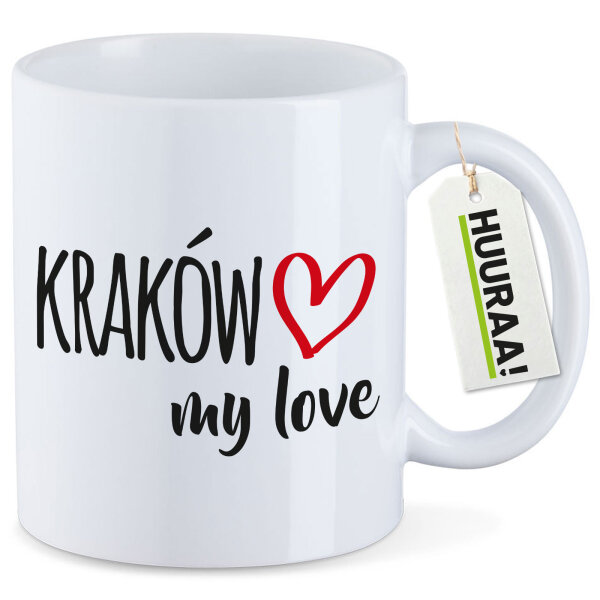 Kaffeetasse Kraków my love 330ml