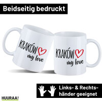 Kaffeetasse Kraków my love 330ml