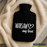 Wärmflasche Warsaw my love