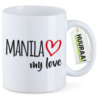 Kaffeetasse Manila my love 330ml