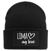Beanie Lima my love Black