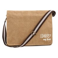 Umh&auml;ngetasche Lima my love, Canvas, 14 Liter