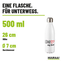 Trinkflasche Lima my love, 500 ml