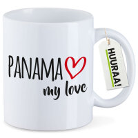 Kaffeetasse Panama my love 330ml