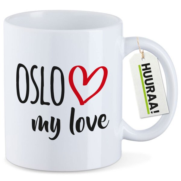 Kaffeetasse Oslo my love 330ml
