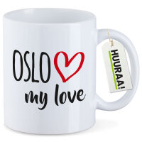 Kaffeetasse Oslo my love 330ml