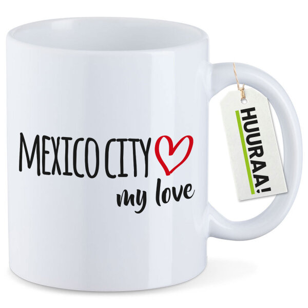 Kaffeetasse Mexico City my love 330ml