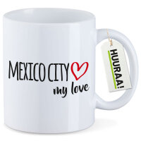 Kaffeetasse Mexico City my love 330ml
