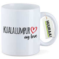 Kaffeetasse Kuala Lumpur my love 330ml
