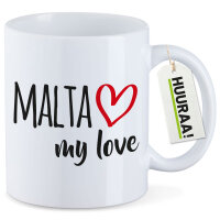 Kaffeetasse Malta my love 330ml