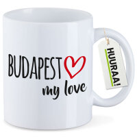 Kaffeetasse Budapest my love 330ml