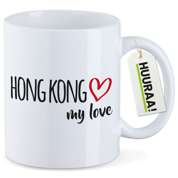 Kaffeetasse Hong Kong my love 330ml