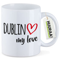 Kaffeetasse Dublin my love 330ml