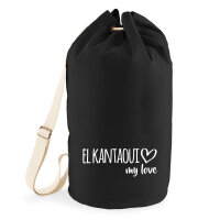Seesack El Kantaoui my love 20 Liter Rucksack Black
