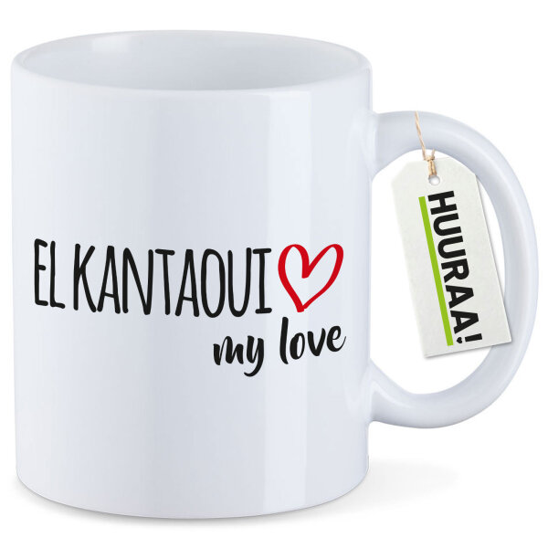Kaffeetasse El Kantaoui my love 330ml