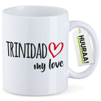 Kaffeetasse Trinidad my love 330ml