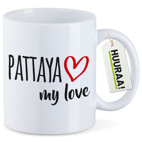 Kaffeetasse Pattaya my love 330ml