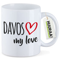 Kaffeetasse Davos my love 330ml
