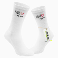 Socken Davos my love Größe 37/46 White Motiv...