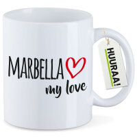 Kaffeetasse Marbella my love 330ml