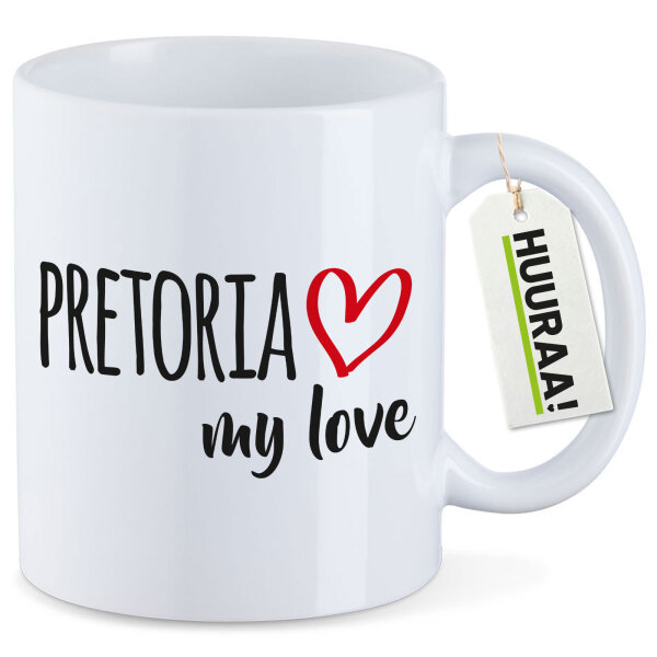 Kaffeetasse Pretoria my love 330ml