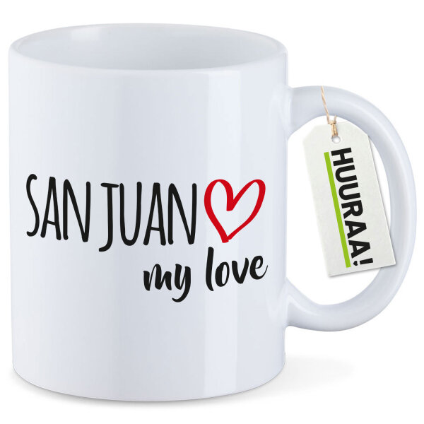 Kaffeetasse San Juan my love 330ml