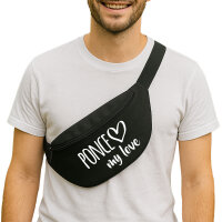Bauchtasche Ponce my love 2,5 Liter Black