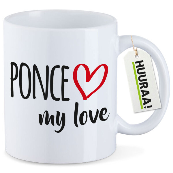 Kaffeetasse Ponce my love 330ml