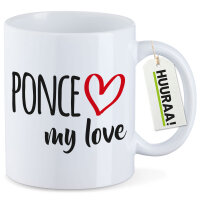 Kaffeetasse Ponce my love 330ml