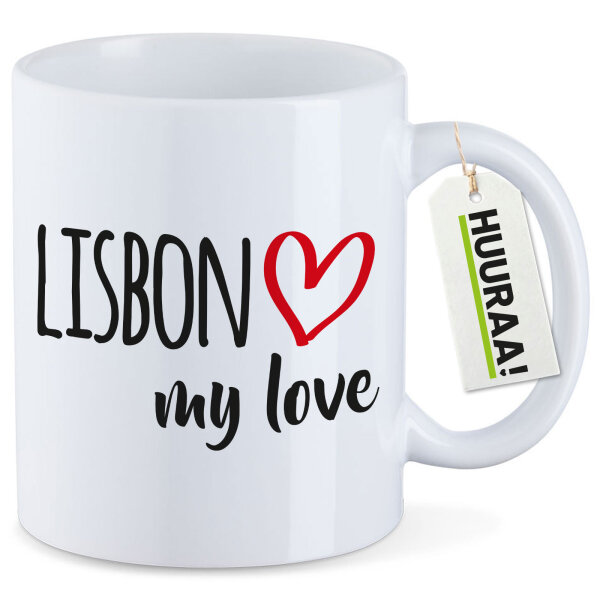 Kaffeetasse Lisbon my love 330ml
