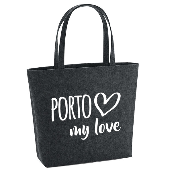 Filzshopper Porto my love 22 Liter