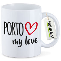 Kaffeetasse Porto my love 330ml