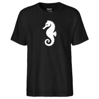 Herren T-Shirt Seepferdchen Silhouette Größe...