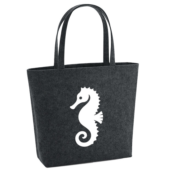 Filzshopper Seepferdchen Silhouette 22 Liter