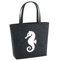 Filzshopper Seepferdchen Silhouette 22 Liter