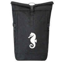 Kurierrucksack Seepferdchen Silhouette 30-44 Liter Black...