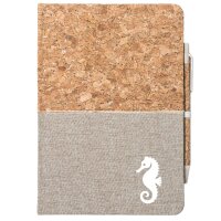 Notizbuch Seepferdchen Silhouette 80 Blatt inkl....