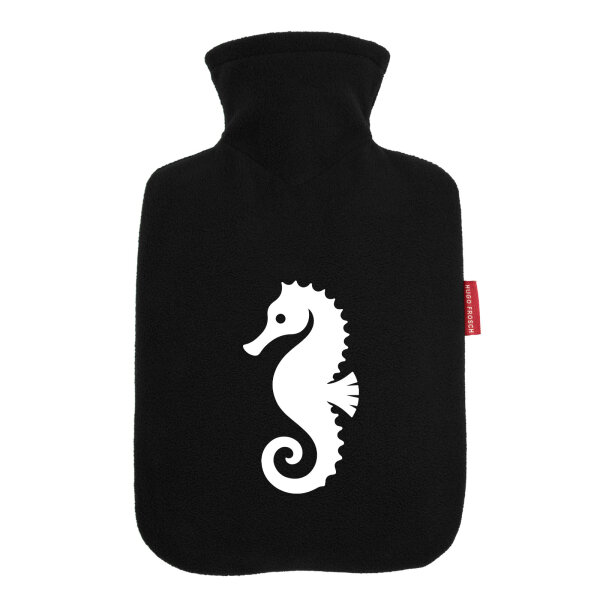 Wärmflasche Seepferdchen Silhouette