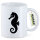 Kaffeetasse Seepferdchen Silhouette 330ml